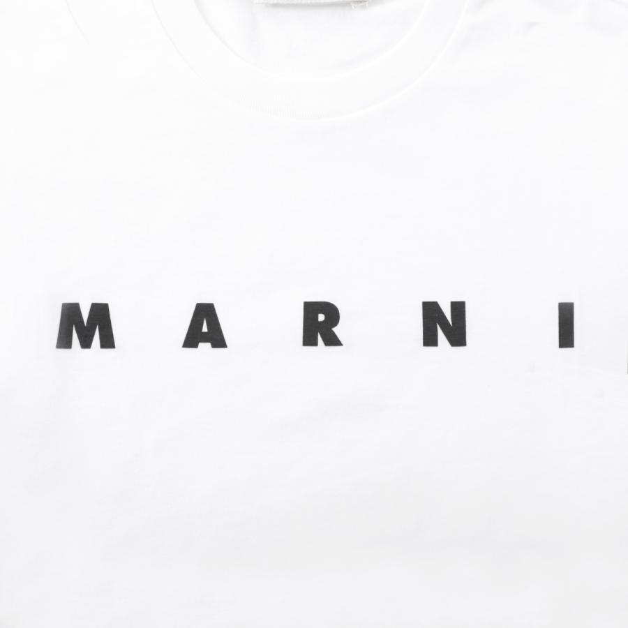 マルニ MARNI クルーネックTシャツ ロゴプリント Ｔシャツ KIDS キッズ ガールズ レディース m01601-m00rf-0m100『ネコポス対応(1点まで)』の画像