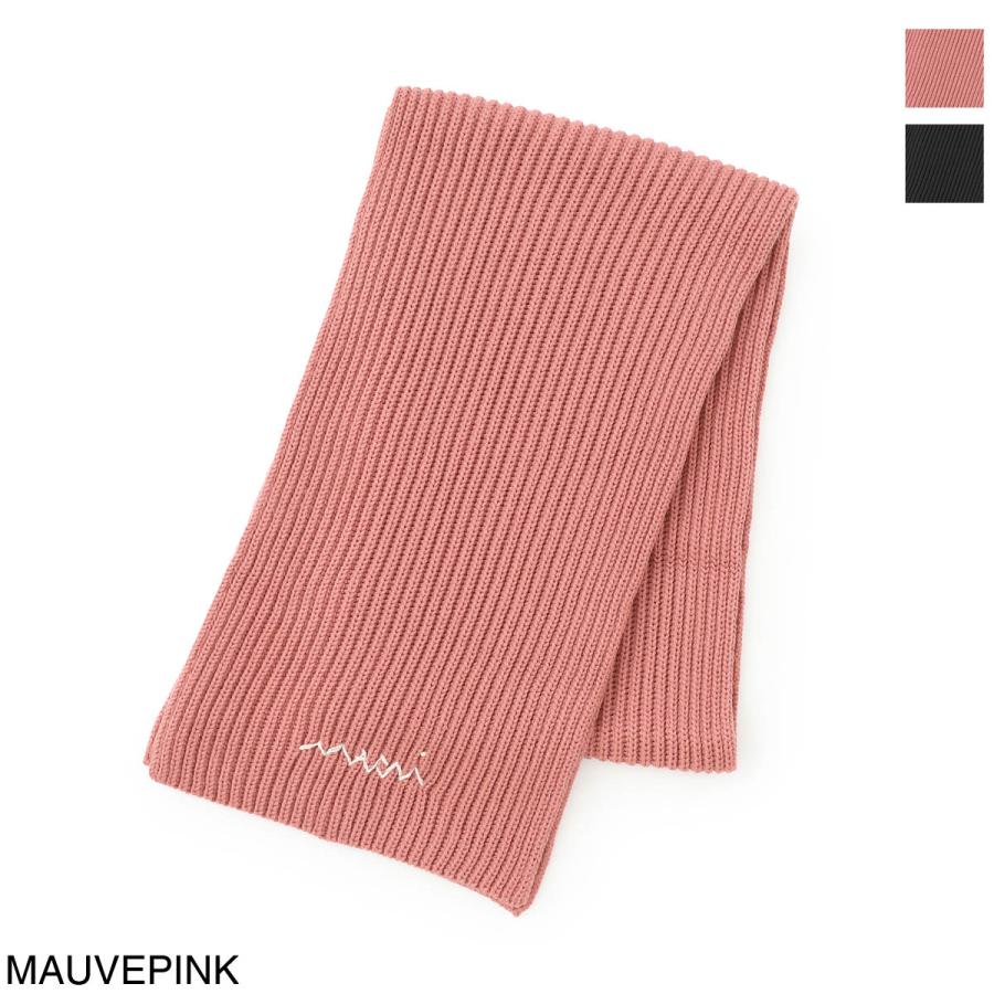 MARNI（マルニ） マフラー ロゴ刺繍 リブニット KIDS キッズ ガールズ