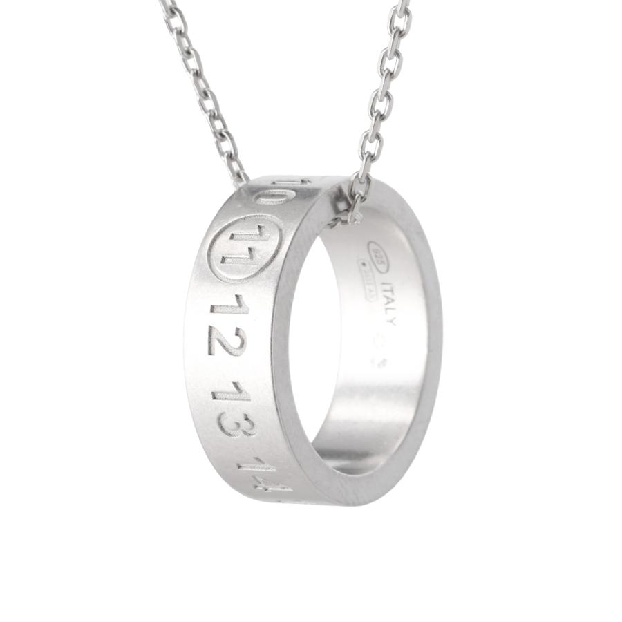 メゾンマルジェラ Maison Margiela ネックレス NUMBER REFERENCE NECKLACE 6,5mm シルバー メンズ レディースの画像