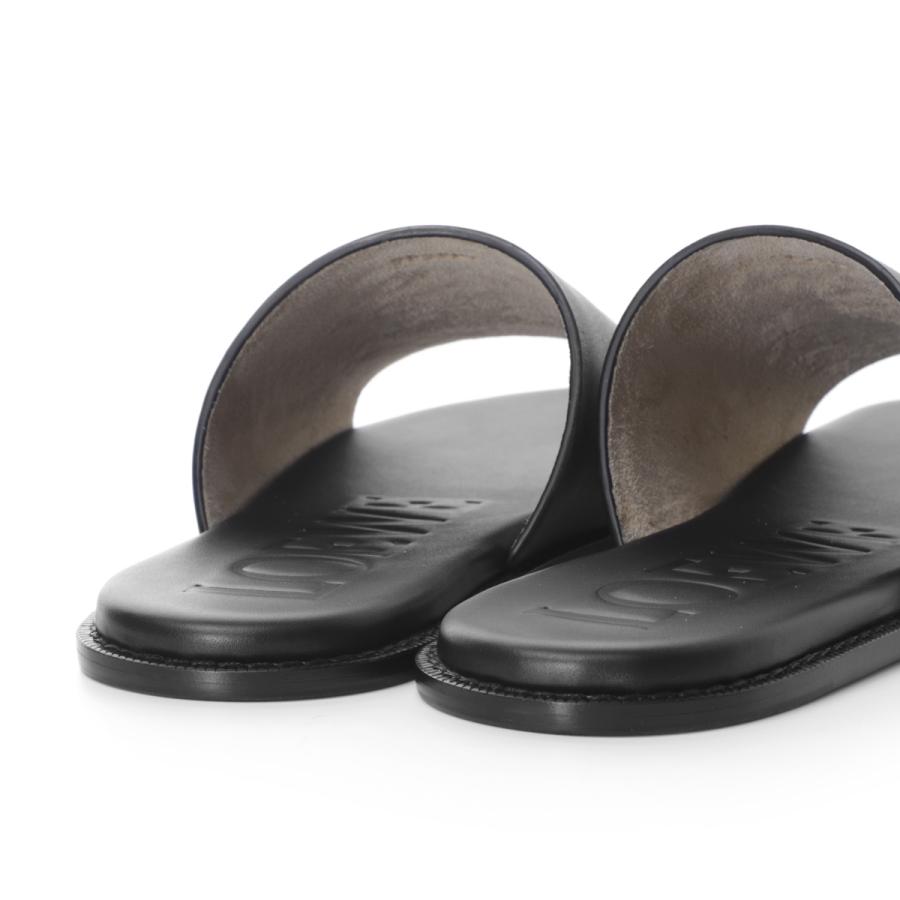 ロエベ LOEWE サンダル FLEX ANAGRAM SLIDE フレックス アナグラム スライド スライドサンダル 大きいサイズあり ブラック メンズ m616465x22-1100の画像