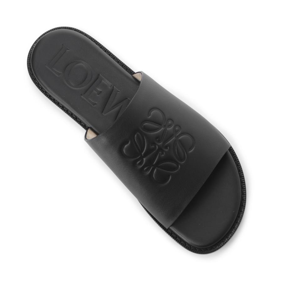 ロエベ LOEWE サンダル FLEX ANAGRAM SLIDE フレックス アナグラム スライド スライドサンダル 大きいサイズあり ブラック メンズ m616465x22-1100の画像