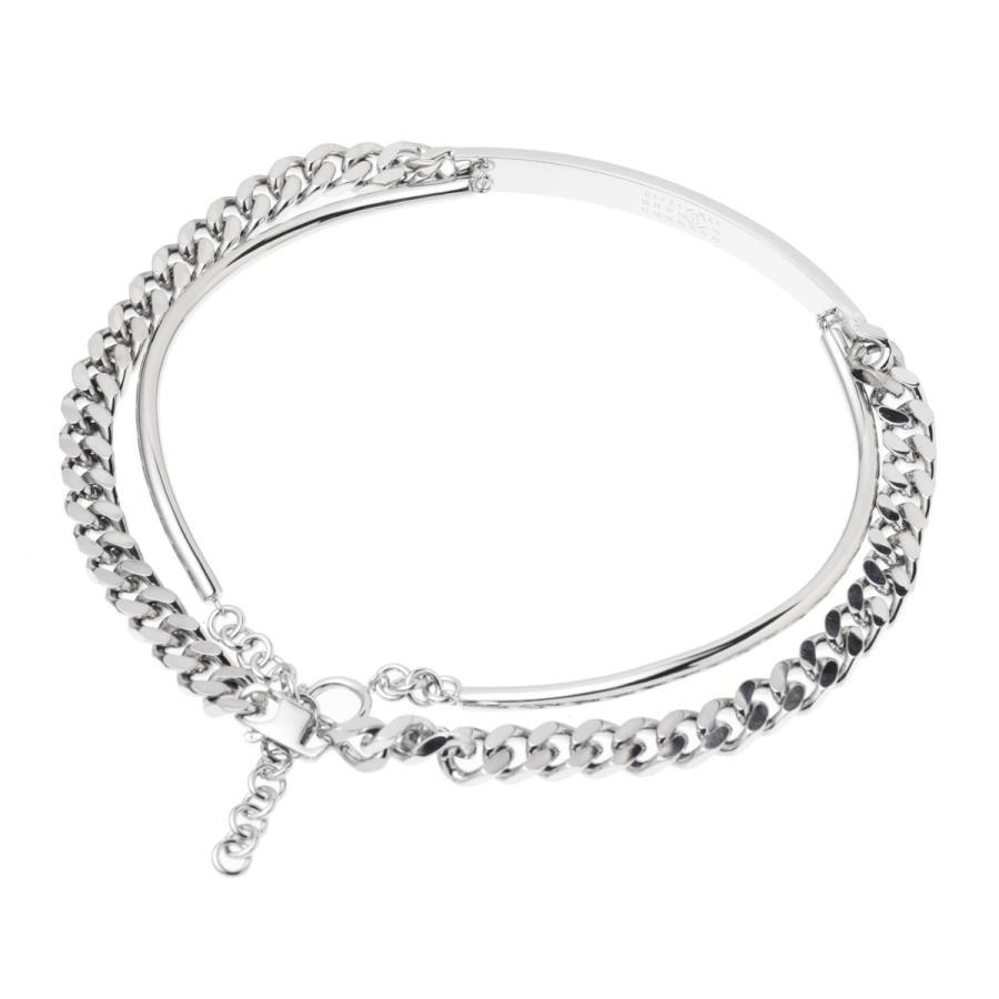 エムエム 6 メゾンマルジェラ MM6 Maison Margiela ネックレス MIXED CHAIN NECKLACE シルバー レディース sm6uu0080-p8371-951の画像