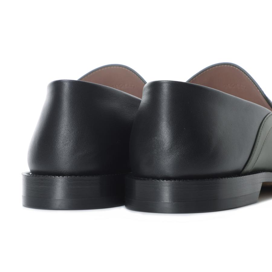 ロエベ LOEWE ローファー CAMPO FLAP BACK LOAFER カンポ フラップバック 大きいサイズあり グリーン メンズ m816290x47-4382の画像