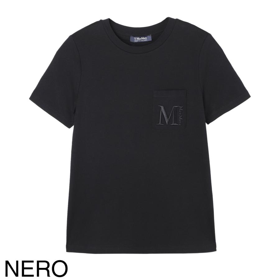 エスマックスマーラ S Max Mara クルーネックTシャツ MADERA レディース madera-2529976011600-001の画像