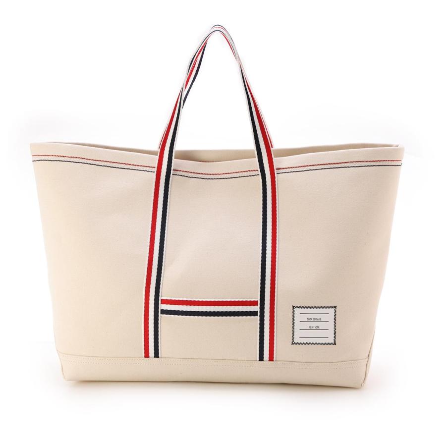 THOM BROWNE（トム ブラウン） THOM BROWNE. トートバッグ ホワイト 