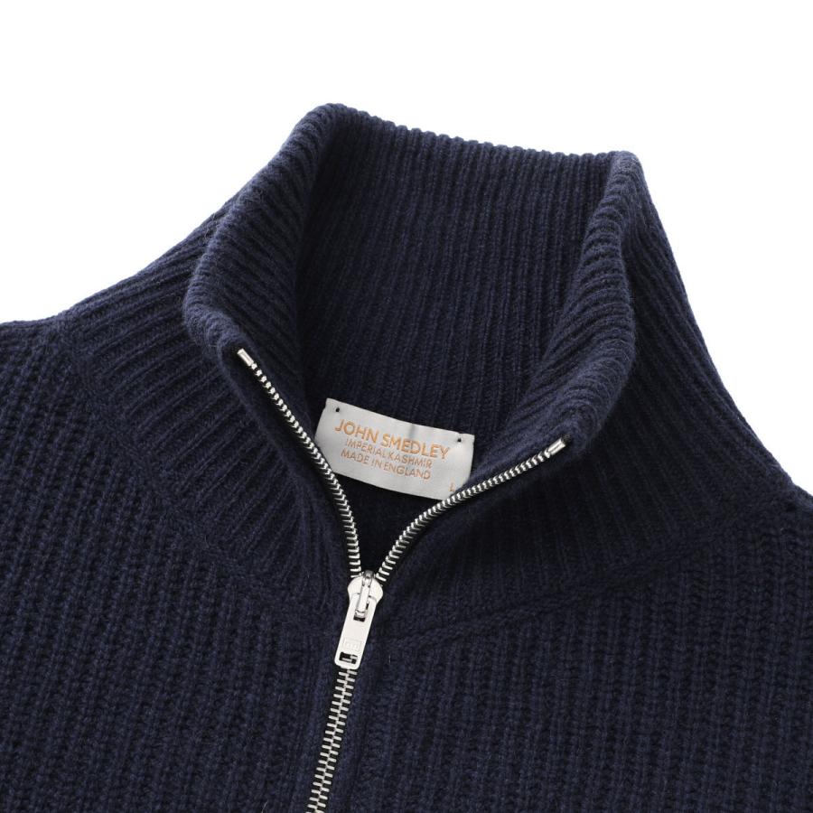 JOHN SMEDLEY ジョンスメドレー ジップアップ ニットブルゾン