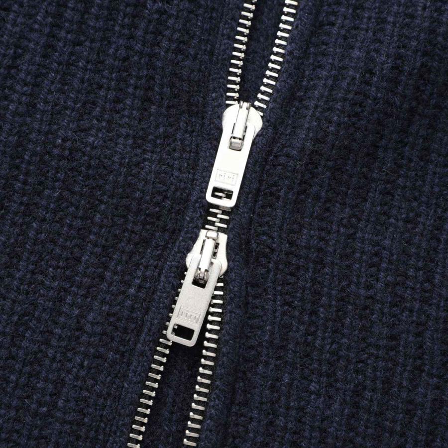 JOHN SMEDLEY ジップアップ ニット パーカー　セットアップ　水色 M mallam01.jpg