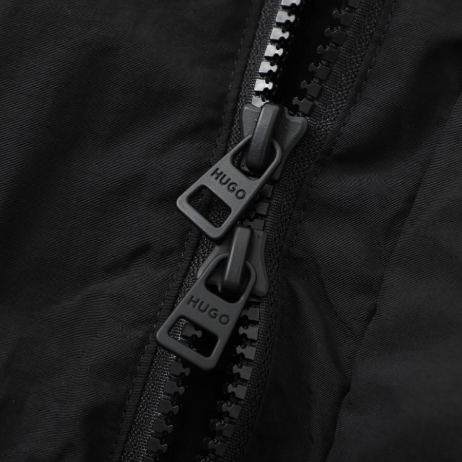ヒューゴヒューゴボス HUGO HUGOBOSS 中綿入り コート MANDEV2541 フーデッド コート ブラック メンズ mandev2541-50549663-10274769-001の画像
