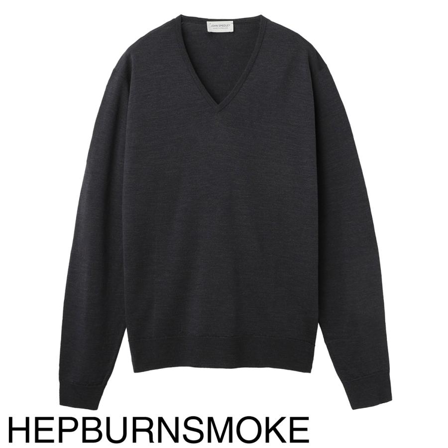 JOHN SMEDLEY エクストラファインメリノウール Vネック　カーキ JOHN SMEDLEY ジョンスメドレー Vネック ニット MANON