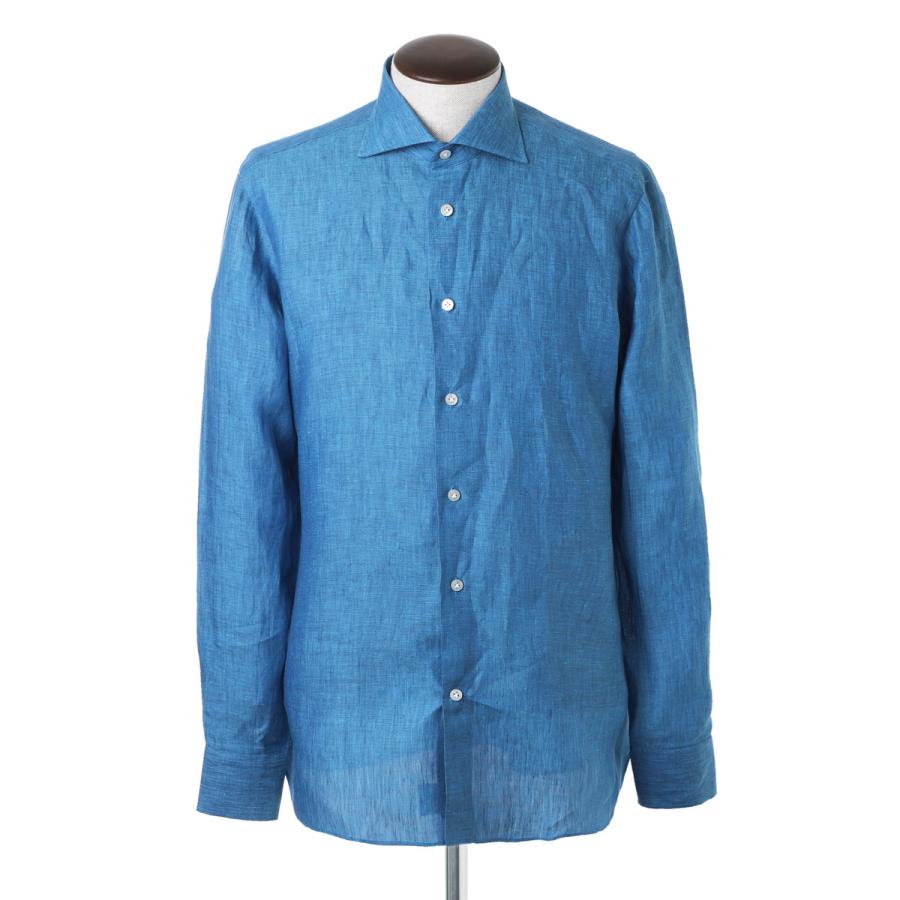 ボリエッロ BORRIELLO ワイドカラー リネンシャツ MARECHIARO SLIM FIT