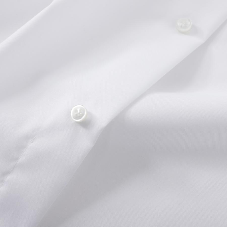 ボリエッロ BORRIELLO ワイドカラー シャツ MARECHIARO SLIM FIT セミワイドカラー フレンチカラー ホワイト メンズ marechiaro-15005-3の画像