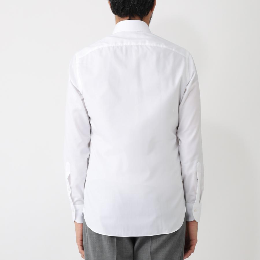 ボリエッロ BORRIELLO ワイドカラー シャツ MARECHIARO SLIM FIT セミワイドカラー フレンチカラー ホワイト メンズ marechiaro-15005-3の画像