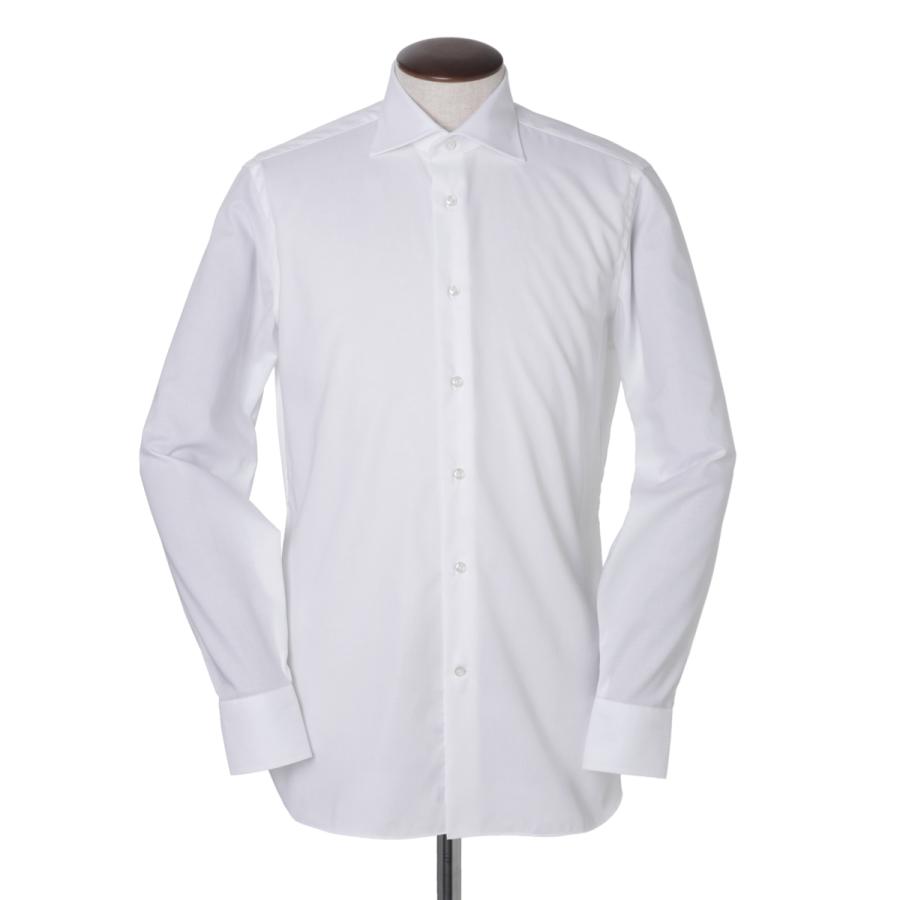 ボリエッロ BORRIELLO ワイドカラー シャツ MARECHIARO SLIM FIT セミワイドカラー フレンチカラー ホワイト メンズ marechiaro-15005-3の画像