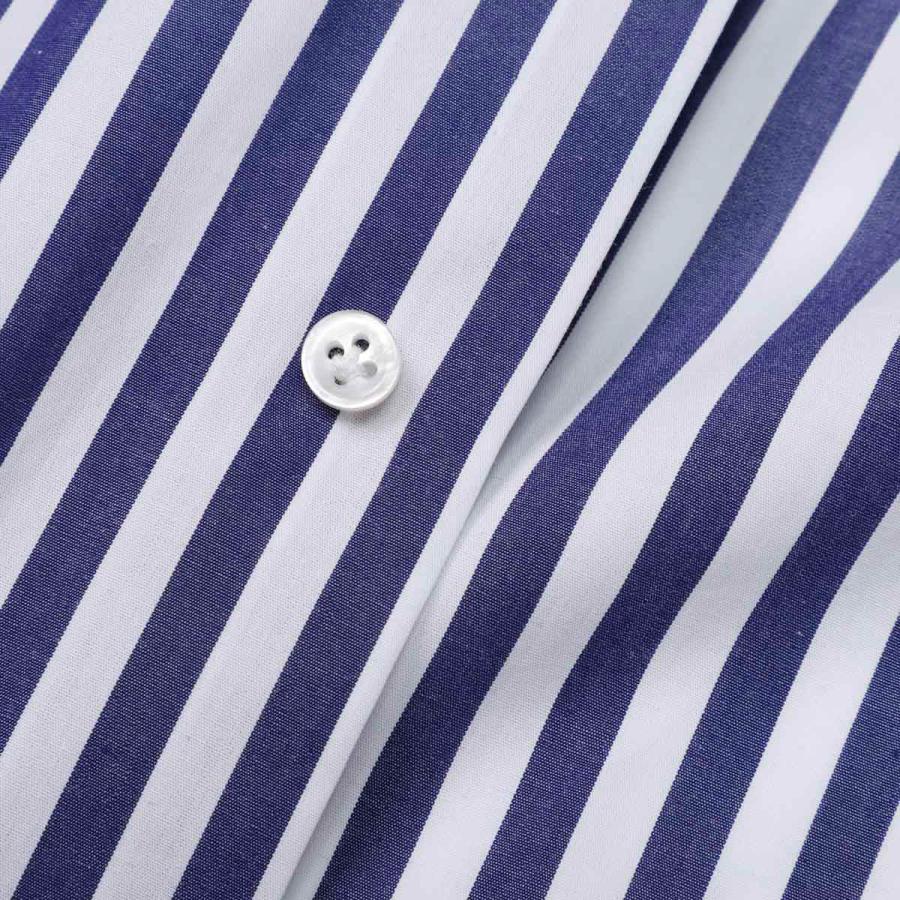 ボリエッロ BORRIELLO ワイドカラーシャツ MARECHIARO SLIM FIT ブルー