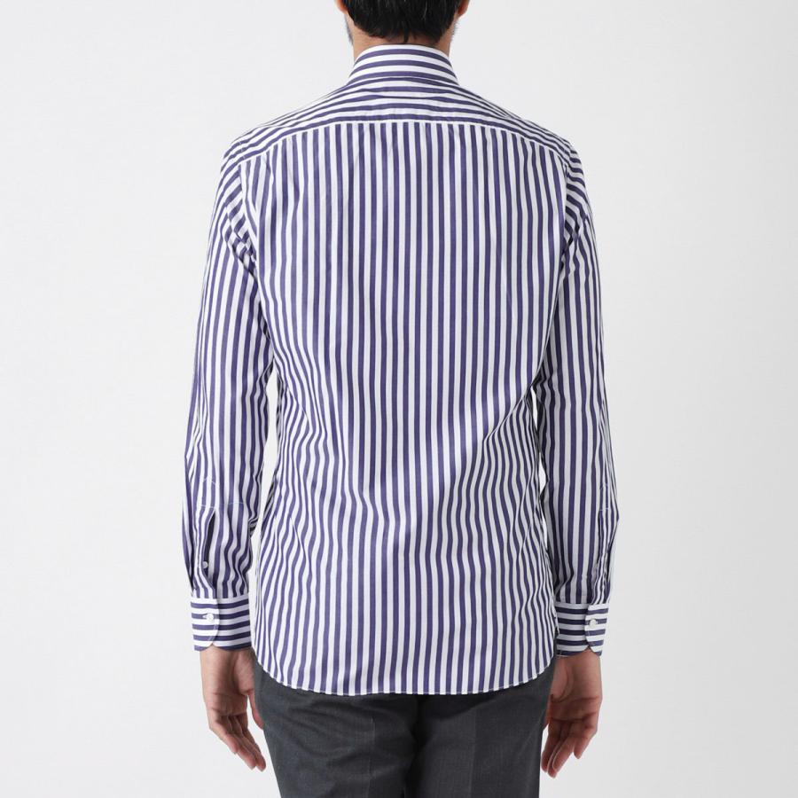 ボリエッロ BORRIELLO ワイドカラーシャツ MARECHIARO SLIM FIT ブルー