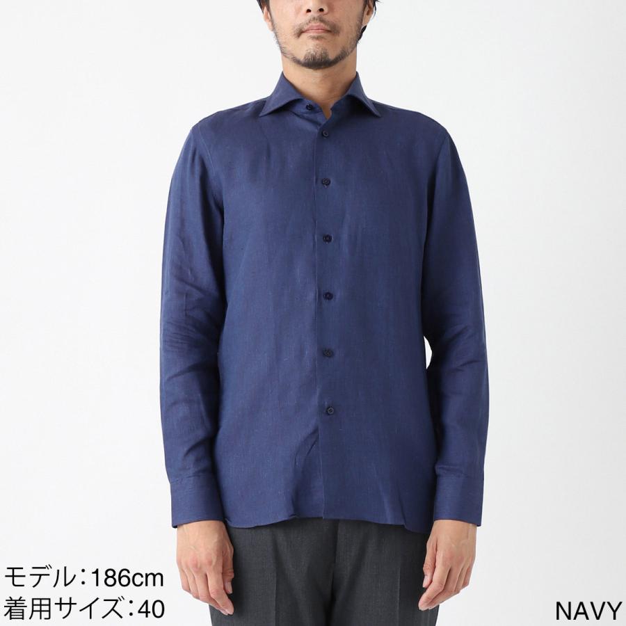 ボリエッロ BORRIELLO ワイドカラー シャツ MARECHIARO SLIM FIT セミワイドカラー フレンチカラー 大きいサイズあり メンズ marechiaro-a1-18041-6の画像