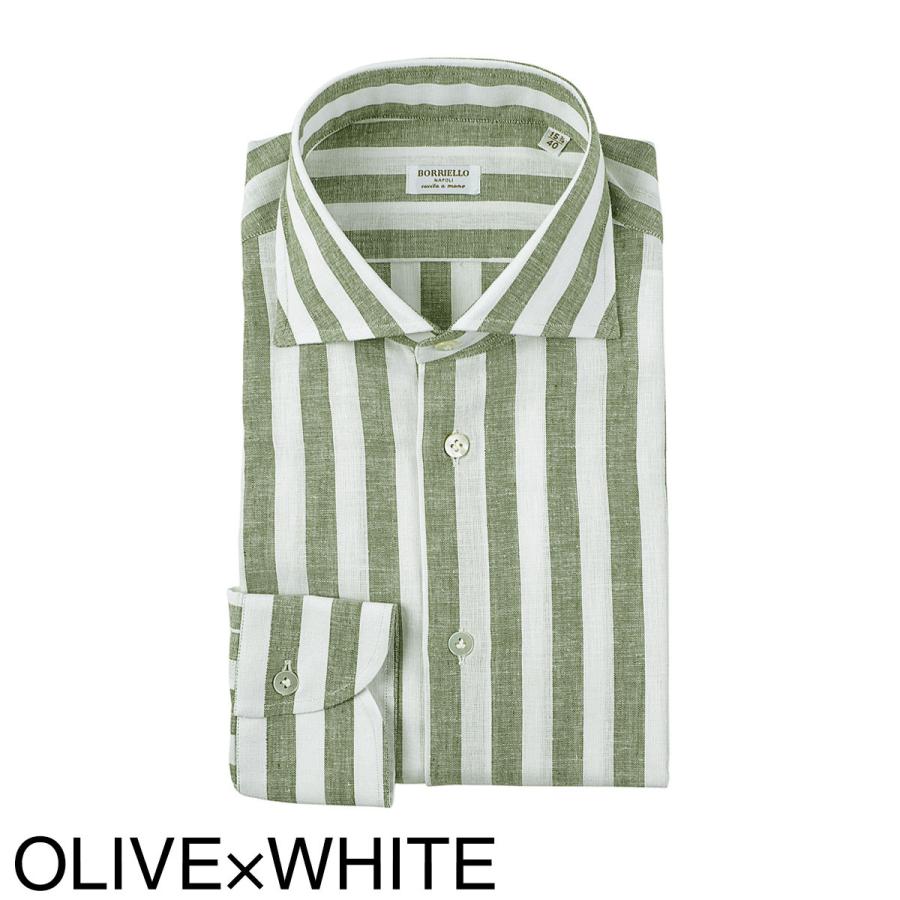 ボリエッロ BORRIELLO ワイドカラー シャツ MARECHIARO SLIM FIT