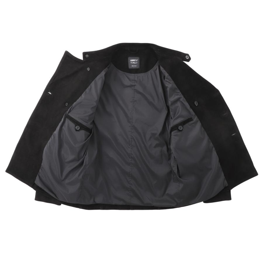エンメティ EMMETI レザージャケット MATTHIAS SP LAMB SKIN SUEDE ブラック メンズ matthias-sp-lambskin-suede-nero2の画像