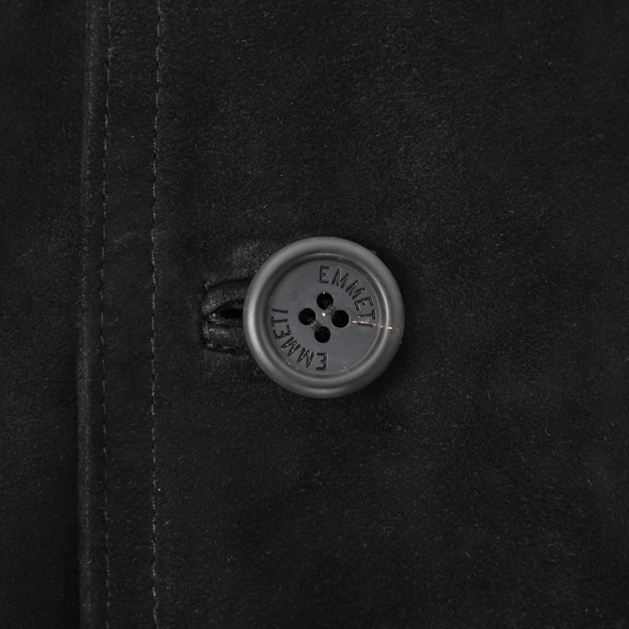 エンメティ EMMETI レザージャケット MATTHIAS SP LAMB SKIN SUEDE ブラック メンズ matthias-sp-lambskin-suede-nero2の画像
