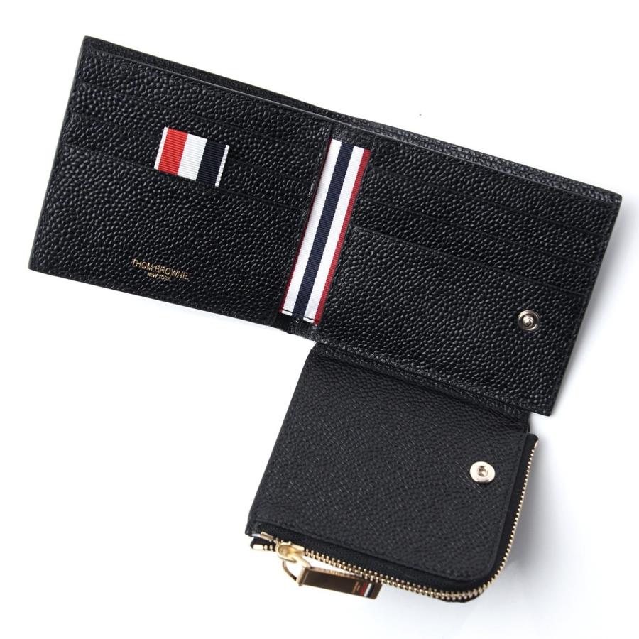 トムブラウン THOM BROWNE. 2つ折り 財布 小銭入れ付き BILFOLD OUT