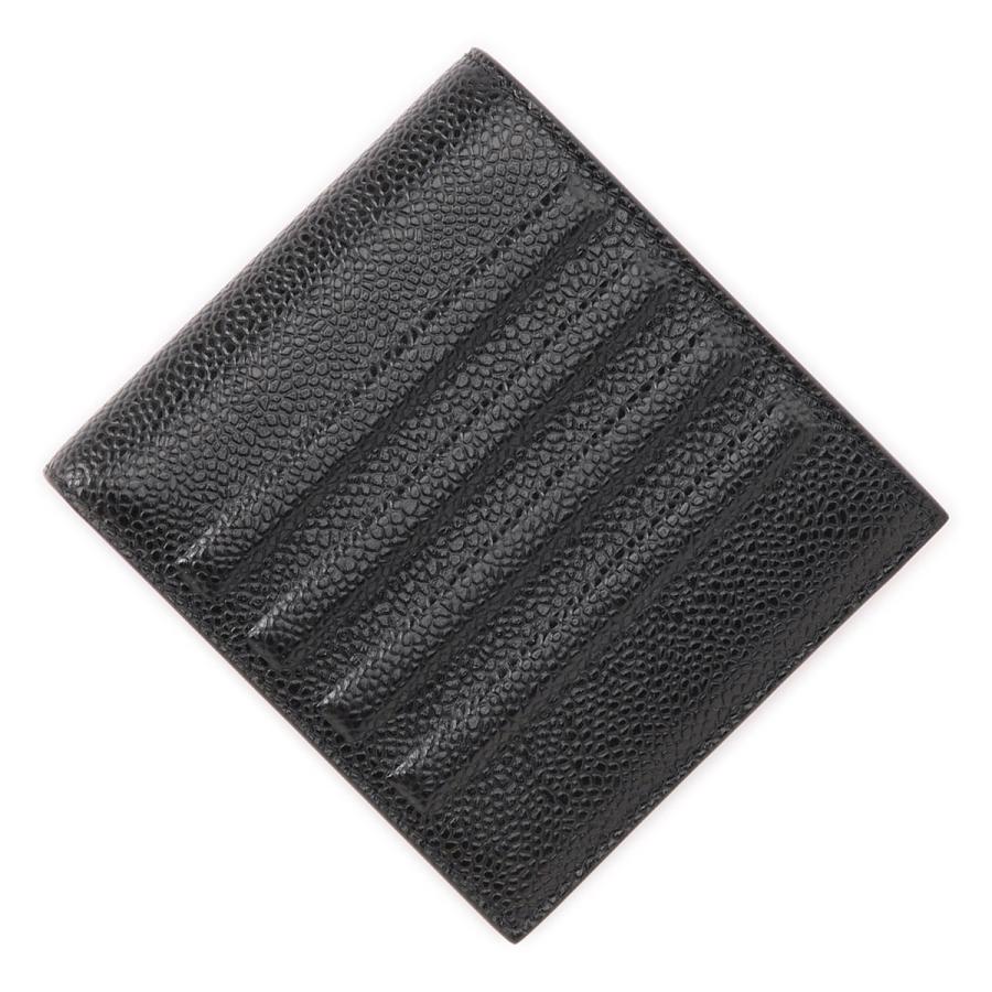 THOM BROWNE ブラック二つ折り財布 THOM BROWNE（トム ブラウン） THOM BROWNE. 2つ折り財布 ブラック