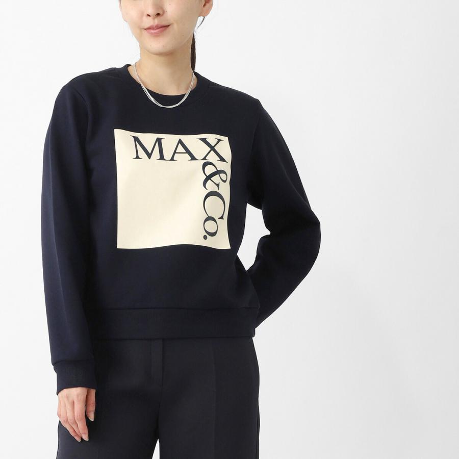 マックスアンドコー MAX＆Co. スウェットシャツ MAX MARA MAX&CO ロゴ 