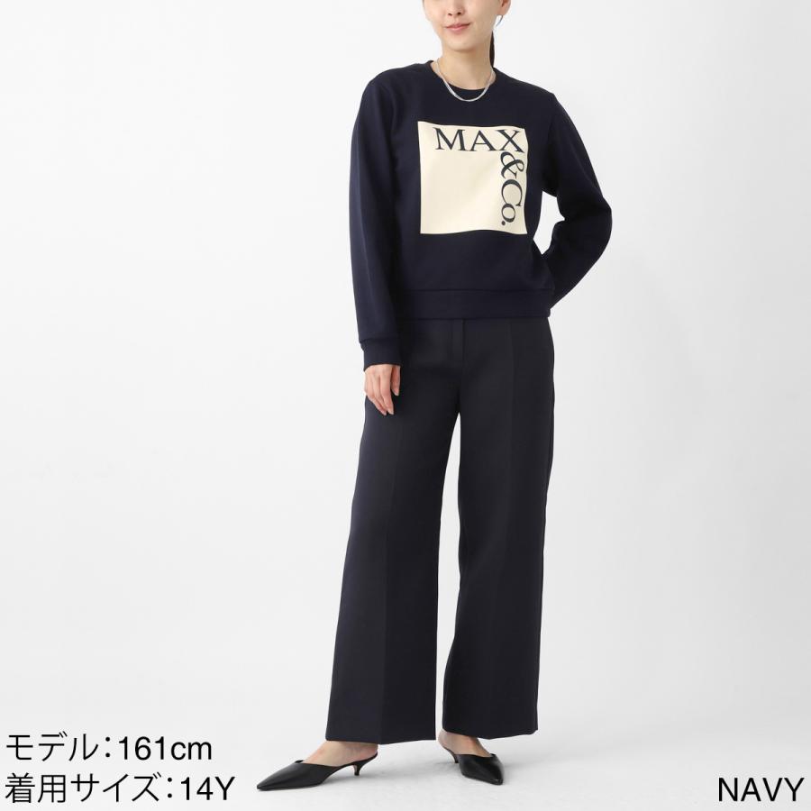 マックスアンドコー MAX＆Co. スウェットシャツ MAX MARA MAX&CO ロゴ 