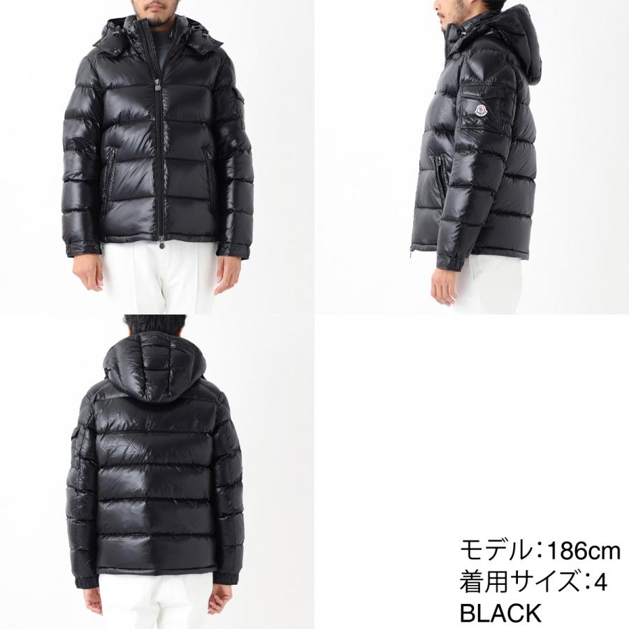 美品！大人気！モンクレール MAYA マヤ ブラック　肉厚　シャイニーナイロン MONCLER（モンクレール） ダウン ダウンジャケット MAYA マヤ 大きい