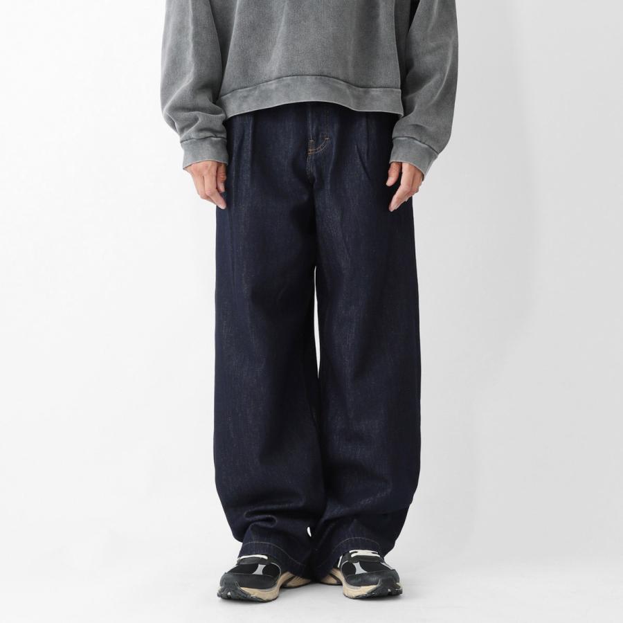 ドリス ヴァン ノッテン Dries Van Noten ボタンフライジーンズ PENNING ワイドパンツ メンズ 0209231552-507-indigoの画像