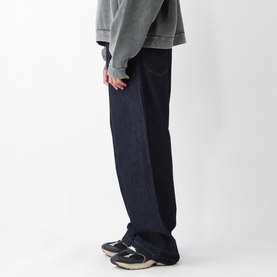 ドリス ヴァン ノッテン Dries Van Noten ボタンフライジーンズ PENNING ワイドパンツ メンズ 0209231552-507-indigoの画像
