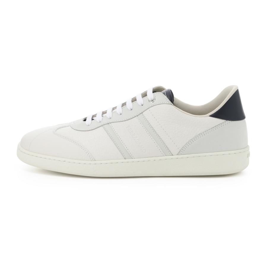 フェラガモ FERRAGAMO スニーカー 大きいサイズあり ホワイト メンズ achille1-021572-763468-bianco-otticの画像