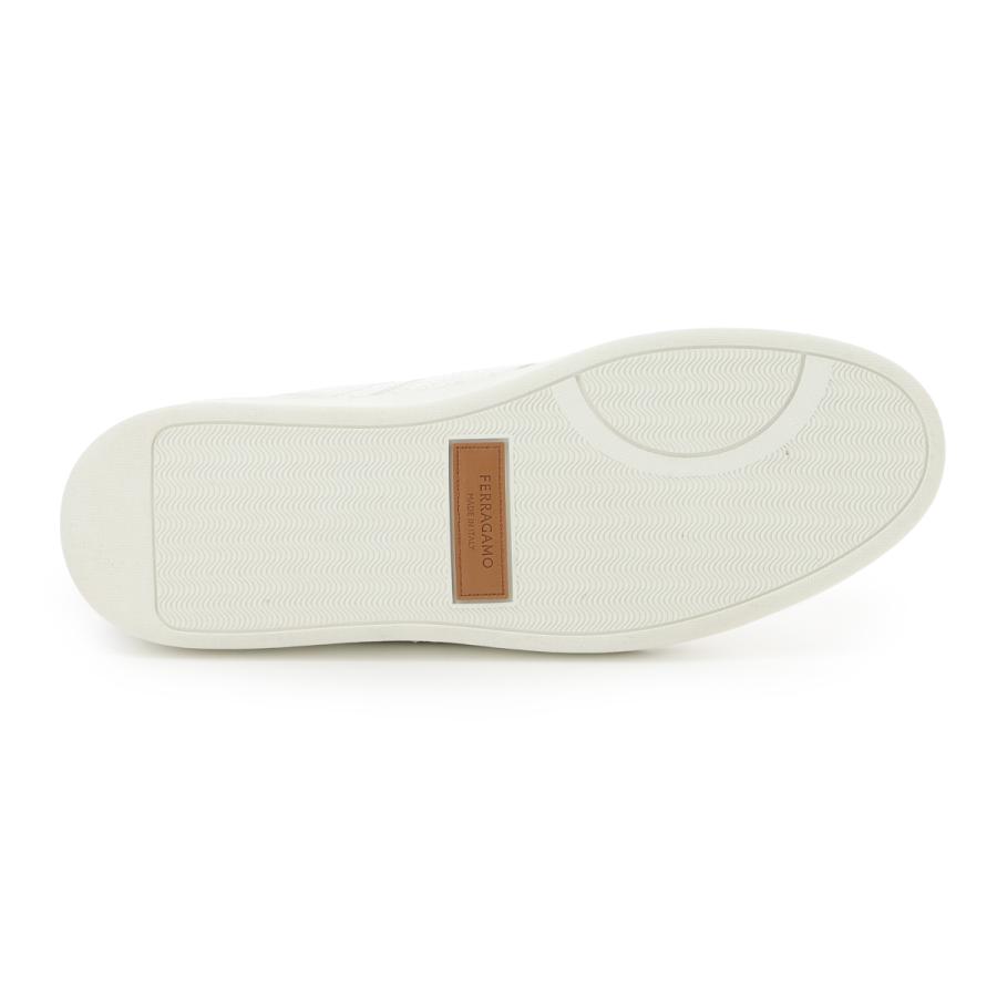 フェラガモ FERRAGAMO スニーカー 大きいサイズあり ホワイト メンズ achille1-021572-763468-bianco-otticの画像