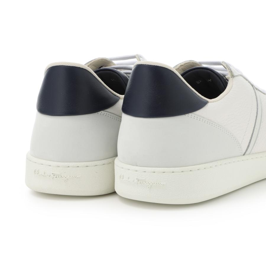 フェラガモ FERRAGAMO スニーカー 大きいサイズあり ホワイト メンズ achille1-021572-763468-bianco-otticの画像