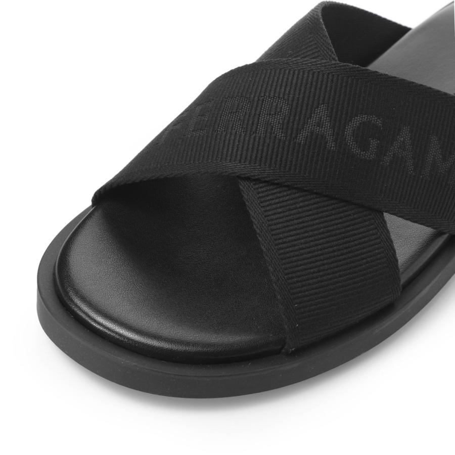 FERRAGAMO（フェラガモ） サンダル ブラック メンズ fenice-tex-021675