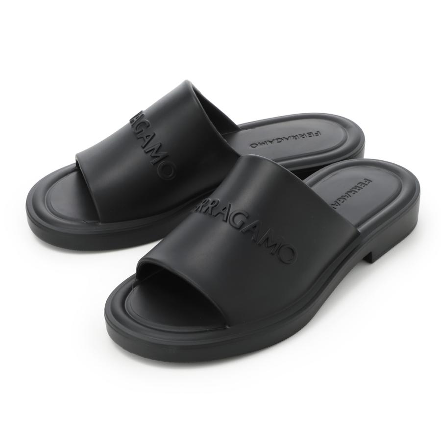[あす着] フェラガモ FERRAGAMO スライドサンダル メンズ GIUNEVA FERRAGAMO（フェラガモ） スライドサンダル GIUNEVA 大きいサイズあり