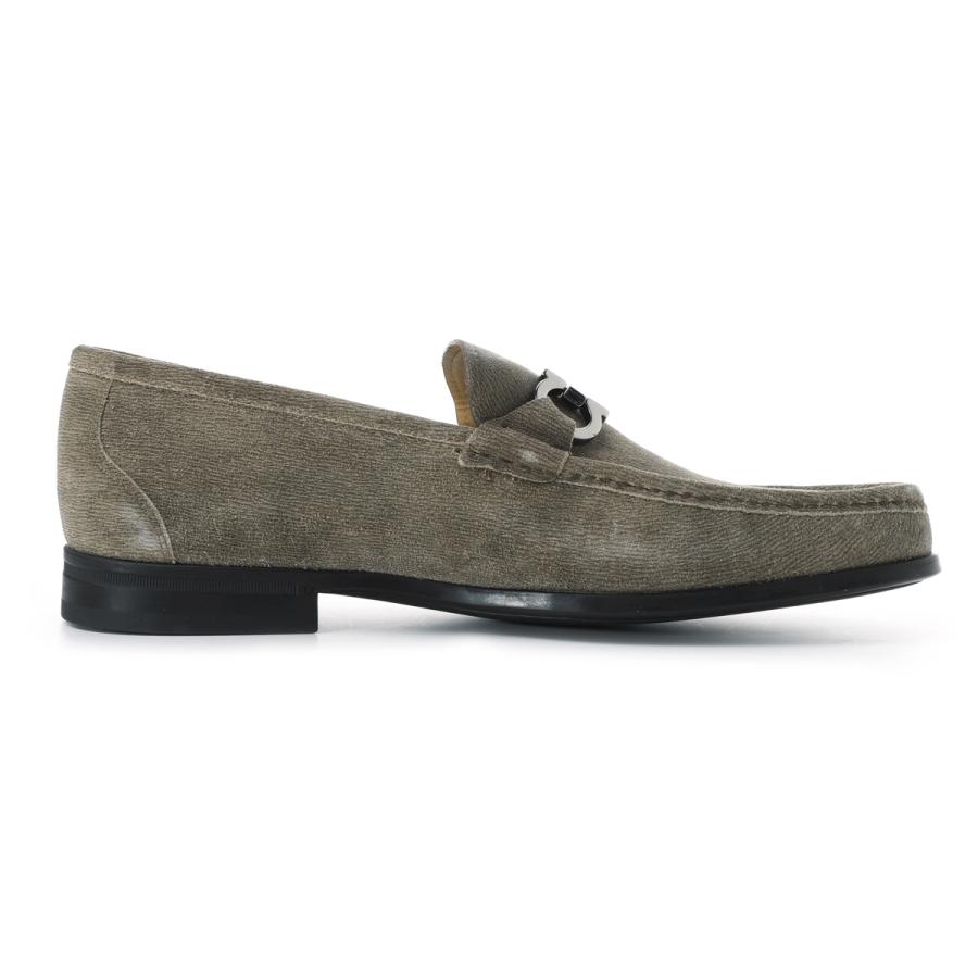 フェラガモ FERRAGAMO ローファー GRANDIOSO 2 大きいサイズあり グレー メンズ grandioso-029457-789601-safari-newbiscottoの画像