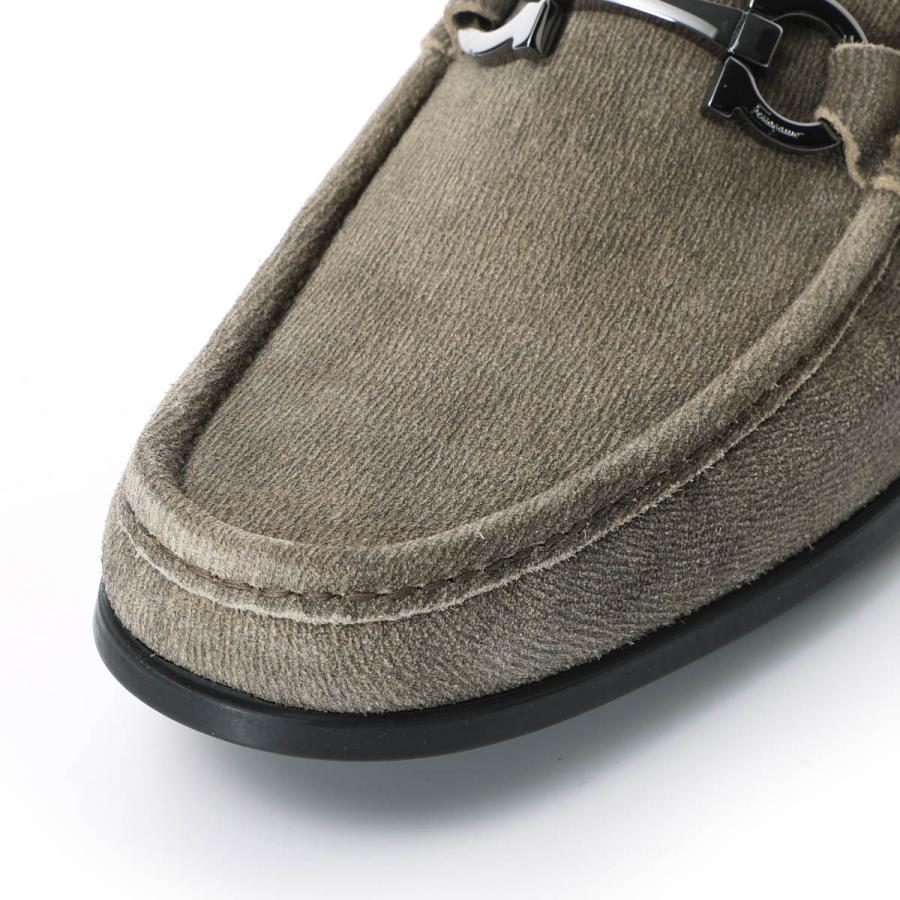 フェラガモ FERRAGAMO ローファー GRANDIOSO 2 大きいサイズあり グレー メンズ grandioso-029457-789601-safari-newbiscottoの画像