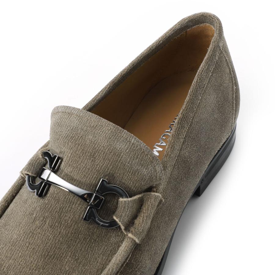 フェラガモ FERRAGAMO ローファー GRANDIOSO 2 大きいサイズあり グレー メンズ grandioso-029457-789601-safari-newbiscottoの画像