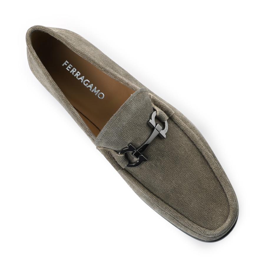 フェラガモ FERRAGAMO ローファー GRANDIOSO 2 大きいサイズあり グレー メンズ grandioso-029457-789601-safari-newbiscottoの画像