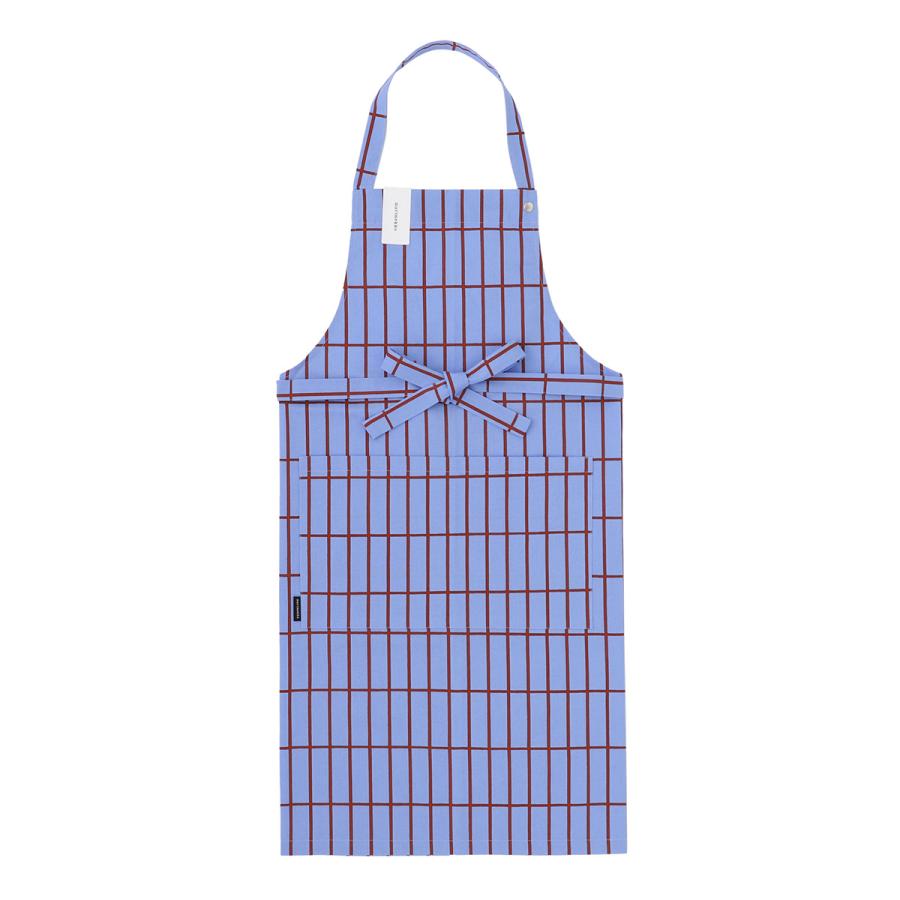 新品 marimekko Puketti プケッティ エプロン ダークブルー marimekko