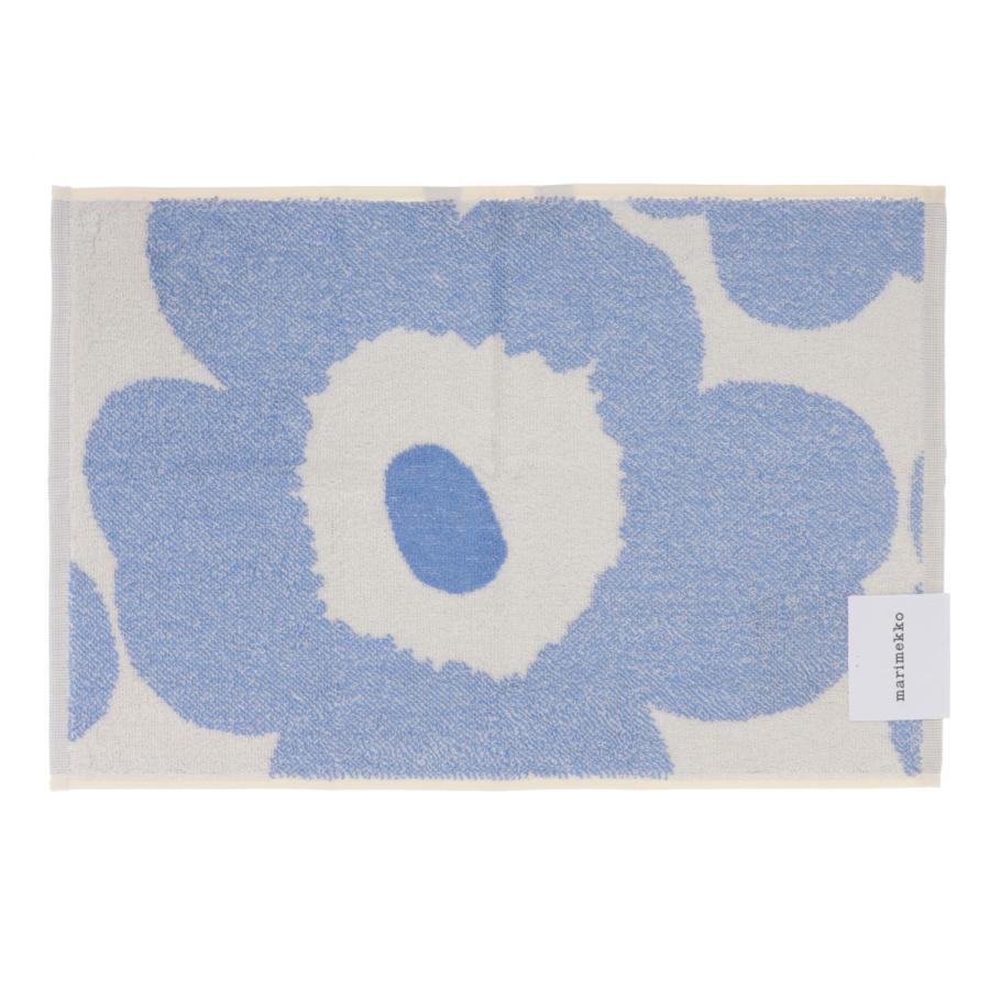 marimekko ウニッコ柄バスタオル 水色 marimekko（マリメッコ） ゲストタオル Unikko guest towel 30x50 cm
