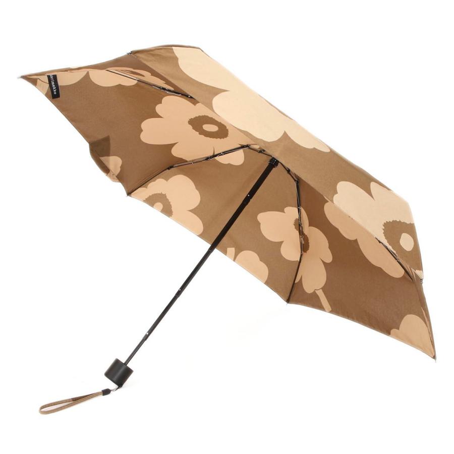 marimekko（マリメッコ） 折りたたみ傘 JUHLAUNIKKO ブラウン