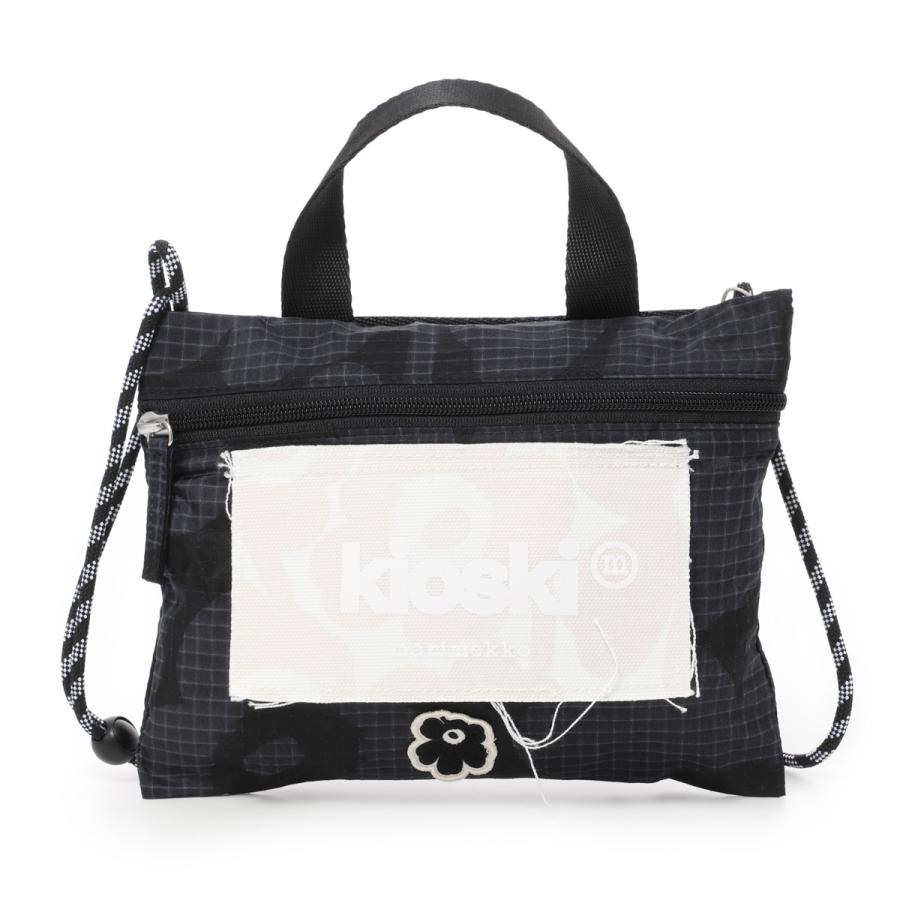 マリメッコ marimekko クロスボディバッグ FUNNY CROSS POCKET UNIKKO BAG サコッシュ ブラック レディース 091661-118｜mb-y｜02