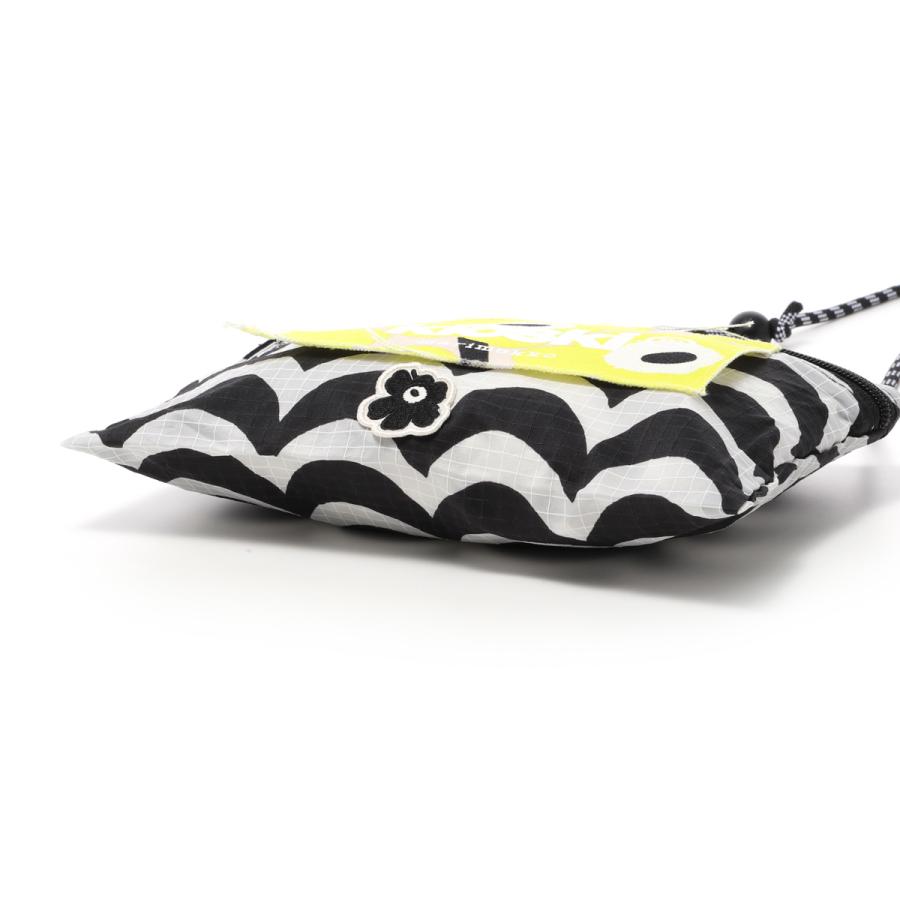 マリメッコ marimekko クロスボディバッグ FUNNY CROSS POCKET LAINE BAG サコッシュ ブラック レディース 091667-821｜mb-y｜06