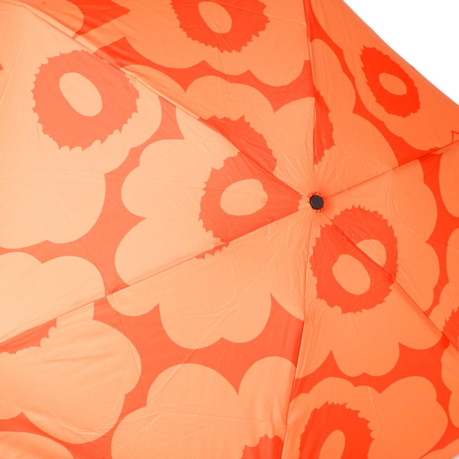 marimekko ウニッコ型押し 二つ折り オレンジ marimekko ウニッコ型押し 二つ折り オレンジ