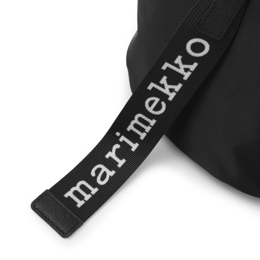 マリメッコ marimekko ショルダーバッグ Carry All Solid ブラック レディース 091923-009の画像
