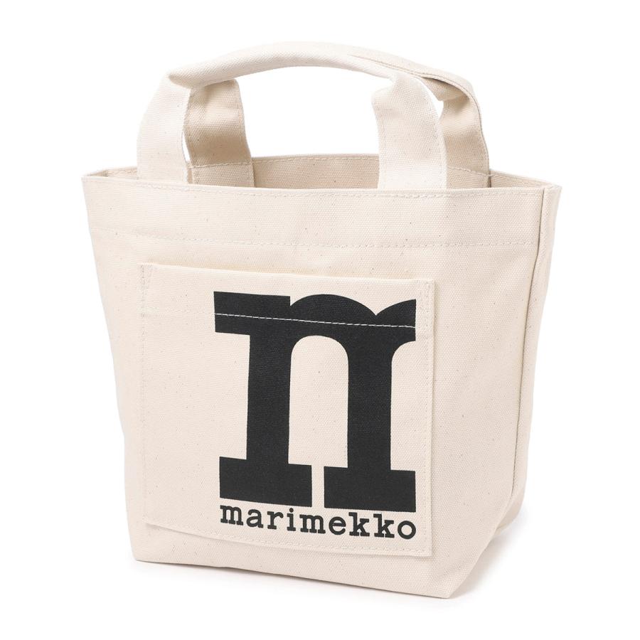 marimekko（マリメッコ） トートバッグ MONO MINI TOTE ホワイト 