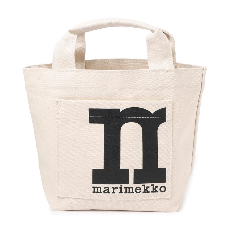 marimekko（マリメッコ） トートバッグ MONO MINI TOTE ホワイト