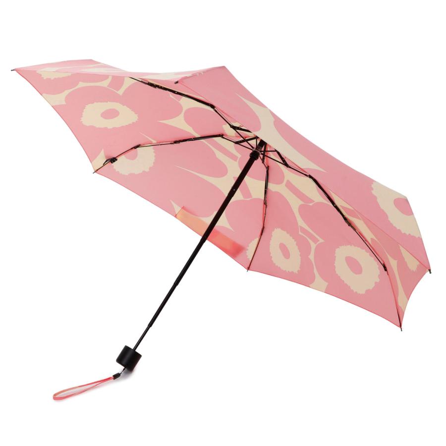 marimekko マリメッコ 折りたたみ傘 MINI MANUAL UNIKKO ピンク