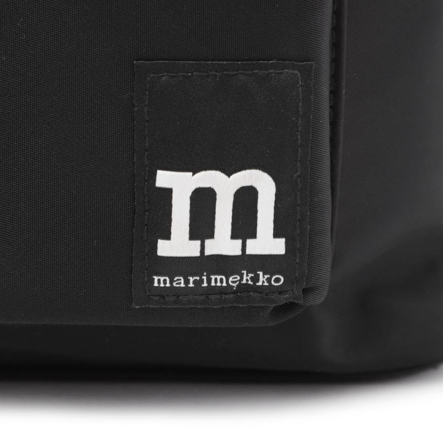 マリメッコ marimekko ショルダーバッグ 3WAY EVERYTHING MESSENGER SOLID ブラック レディース 092327-009の画像